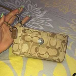 Coach wristlet